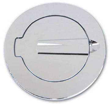 PirateMFG - Ford Mustang Pirate Chrome Billet Fuel Door - Each - MU0029SC