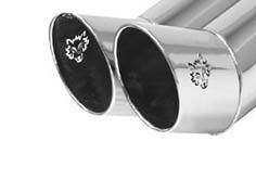 Remus - BMW 3 Series Remus Rear Silencer with Dual Exhaust Tips - Round - 087095 0568