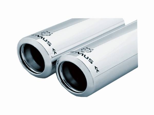 Remus - BMW 5 Series Remus Rear Silencer with Dual Exhaust Tips - Round - 087501 0588