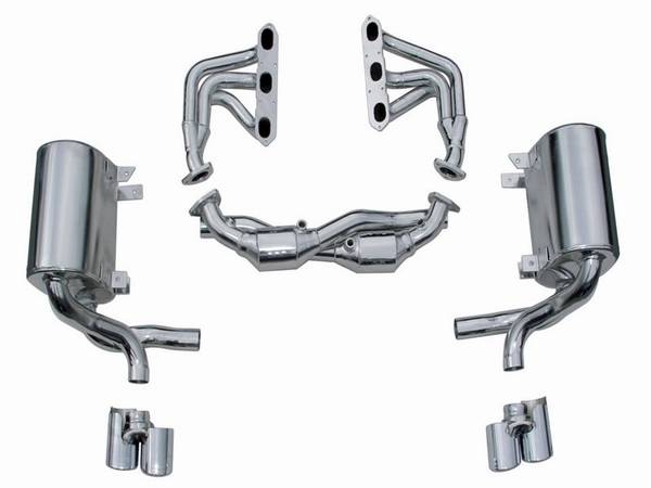 Remus - Porsche 911 Remus Catback Pipe - Left & Right with Metal Racing Cat - 689305 1100