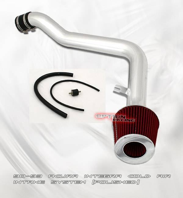 OptionRacing - Acura Integra Option Racing Cold Air Intake Pipe - Polish - 35-10101