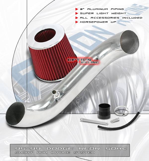 OptionRacing - Dodge Neon Option Racing Air Intake Pipe - Polish - 36-17193