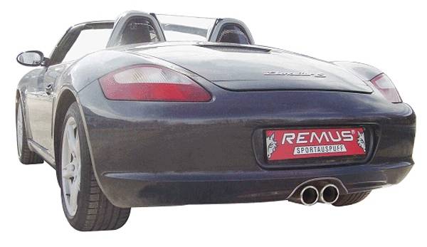 Remus - Porsche Cayman Remus Racing Rear Silencer System - 686006 1705