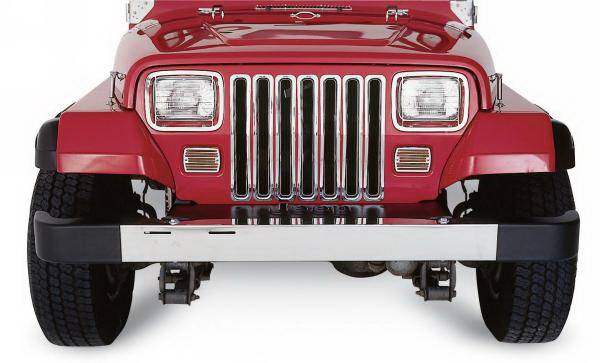 Rampage - Jeep Wrangler Rampage Grille Inserts - Chrome - 7511