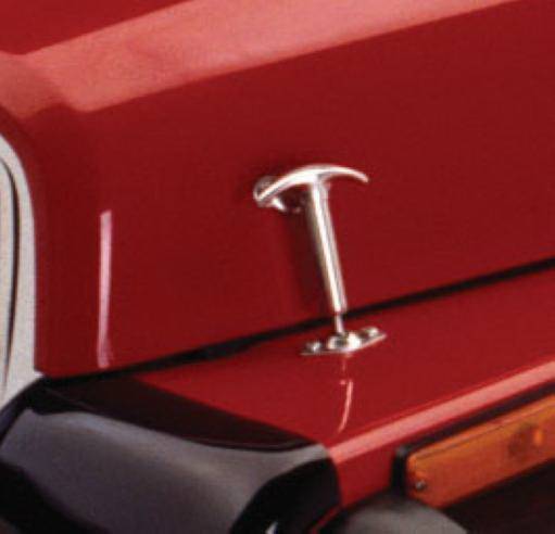 Rampage - Jeep CJ Rampage Hood Catch Kit - Black - 7601