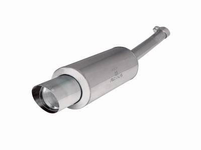 Remus - BMW 3 Series Remus Rear Silencer - Polished with Exhaust Tip - Round - 086101 8598