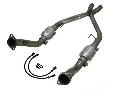 SLP - Ford Mustang SLP X-Pipe - Catted - 23033