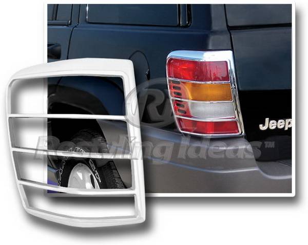 Restyling Ideas - Jeep Grand Cherokee Restyling Ideas Taillight Bezel - Chrome - 26836