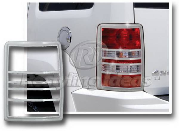 Restyling Ideas - Jeep Liberty Restyling Ideas Taillight Bezel - Chrome - 26876