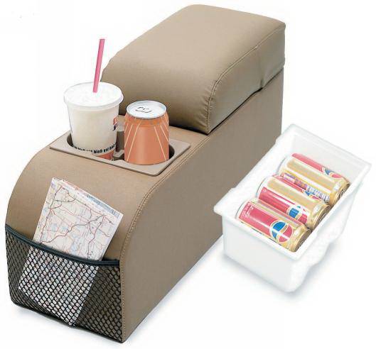 Rampage - Jeep Wrangler Rampage Padded Console - Floor Mount - Denim Black - 32015