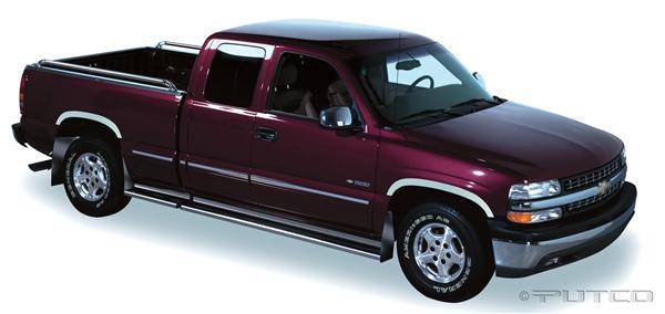 Putco - Chevrolet Silverado Putco Stainless Steel Fender Trim - Half - 97104