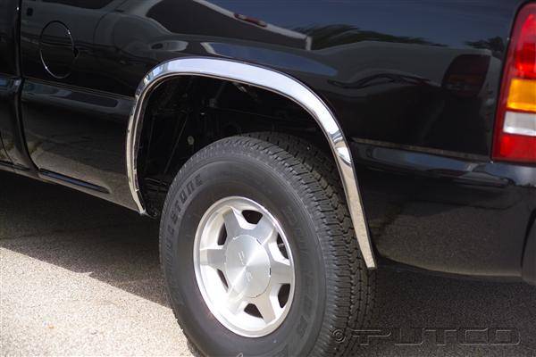 Putco - Chevrolet Silverado Putco Stainless Steel Fender Trim - Full - 97105