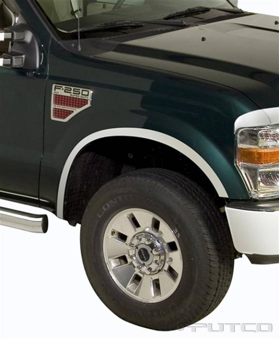 Putco - Ford F250 Superduty Putco Stainless Steel Fender Trim - 97179