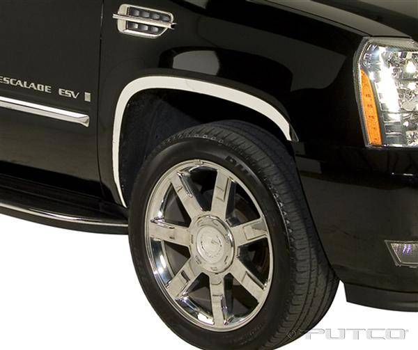 Putco - Cadillac Escalade Putco Stainless Steel Fender Trim - Full - 97321