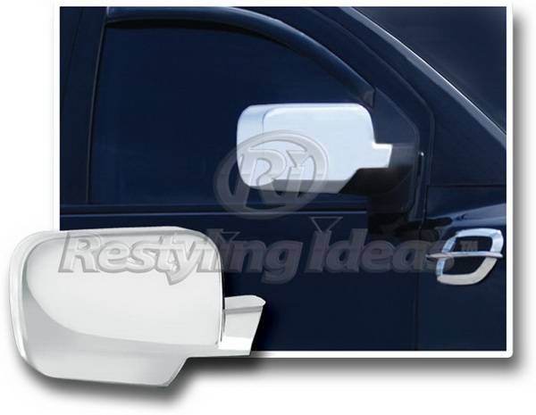 Restyling Ideas - Nissan Titan Restyling Ideas Mirror Cover - Chrome ABS - 67307