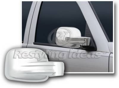 Restyling Ideas - Jeep Liberty Restyling Ideas Mirror Cover - Chrome ABS - 67318