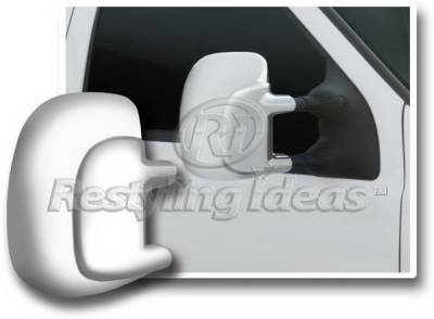 Restyling Ideas - Ford Excursion Restyling Ideas Mirror Cover - Chrome ABS - 67335