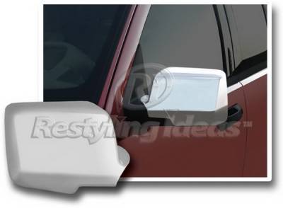 Restyling Ideas - Ford Explorer Restyling Ideas Mirror Cover - Chrome ABS - 67337