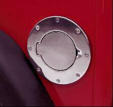 Rampage - Jeep Wrangler Rampage Billet Style Gas Cover - 75000