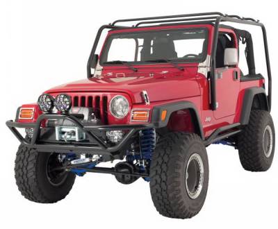 Rampage - Jeep Wrangler Rampage SRS Front Bumper - 76721