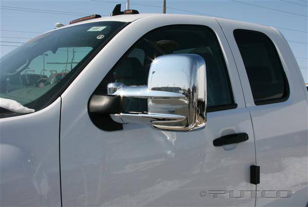 Putco - Chevrolet Silverado Putco Towing Mirror Overlays - 401273