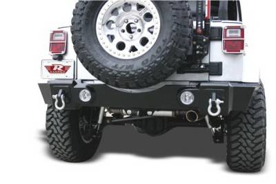 Rampage - Jeep Wrangler Rampage Recovery Bumper - Rear - 86605