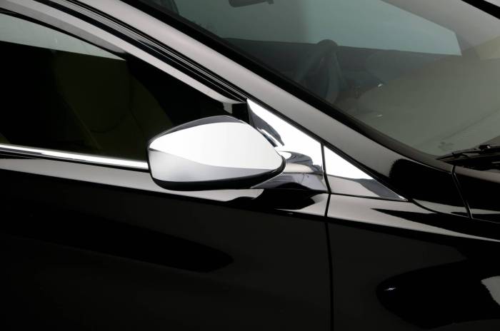 Putco - Hyundai Elantra Putco Mirror Overlays withOUT LED opening - 401773