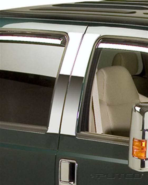 Putco - Ford F250 Superduty Putco Decorative Classic Pillar Posts without Accents - 402621