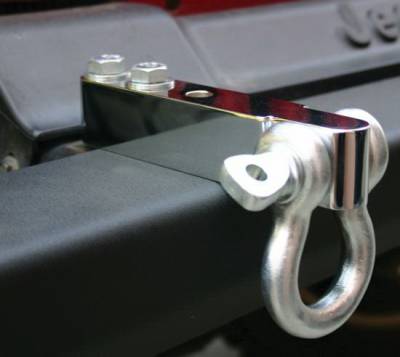 Rampage - Jeep CJ Rampage D-Ring Shackle Kit - Black - 506505