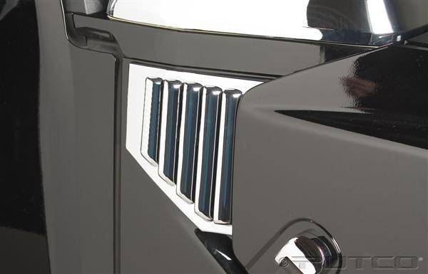 Putco - Hummer H2 Putco Chrome Trim Hood Side Vents - 403408