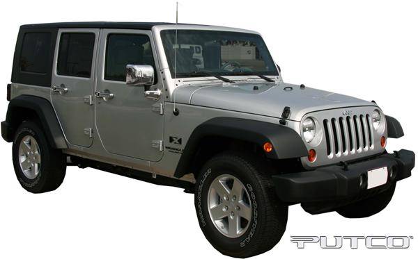 Putco - Jeep Wrangler Putco Exterior Chrome Accessory Kit - 405414