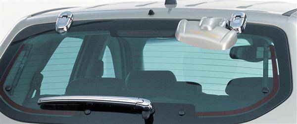Putco - Hyundai Tucson Putco Chrome Rear Hinge Covers with Wiper cover - 408207