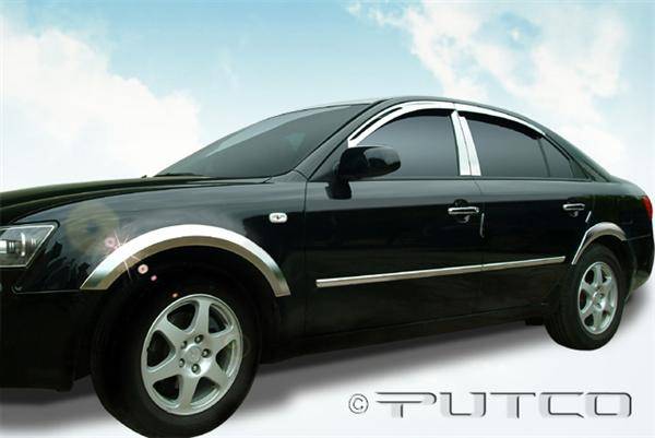 Putco - Hyundai Sonata Putco Chrome Fender Molding - 408612