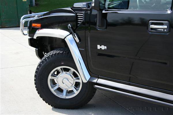 Hummer H2 Putco ABS Fender Trim - Chrome - 497006