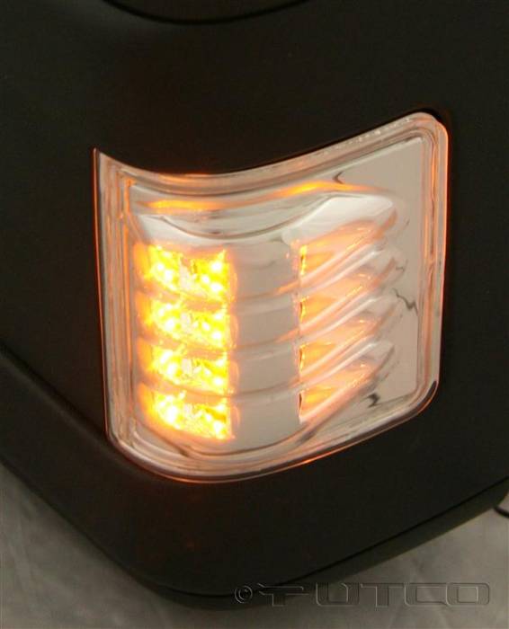 Putco - Ford F250 Superduty Putco LED Mirror Replacements - Clear - 900308