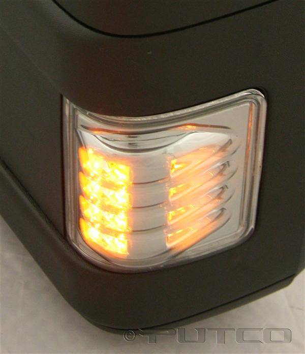 Putco - Ford F250 Superduty Putco LED Mirror Replacements - Smoke - 920308