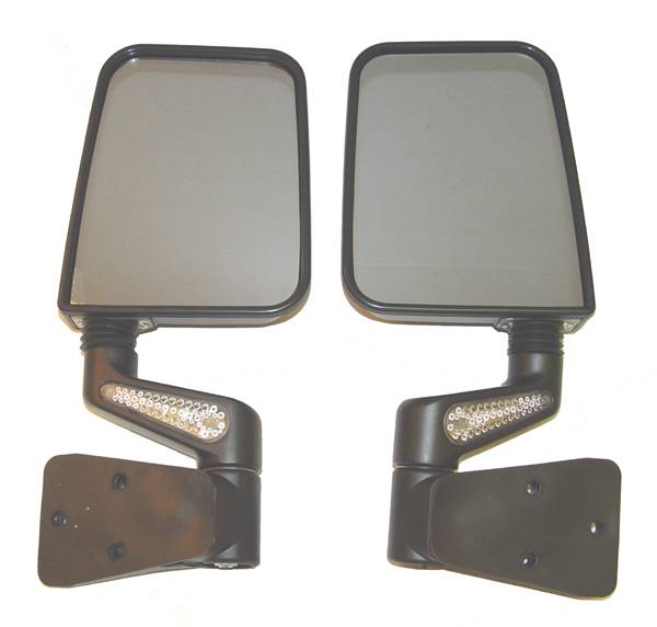 Omix - Rugged Ridge LED Heated Mirror - Black - 11015-2