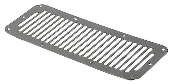 Omix - Rugged Ridge Hood Vent Cover - Stainless Steel - 11117-02