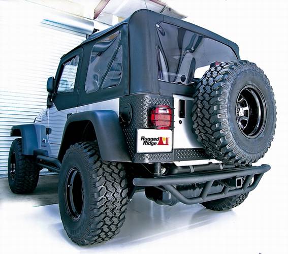 Omix - Outland RRC - Rear Bumper with Hitch - 11503-11