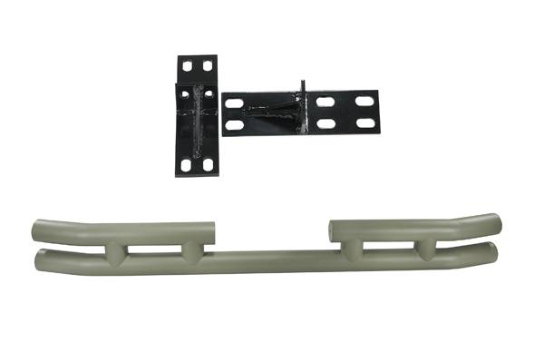 Omix - Outland Rear Tube Bumper - Titanium - 11572-03