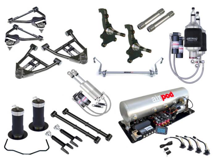 RideTech by Air Ride - Chevrolet Malibu RideTech Level 3 Air Suspension System - 11230399