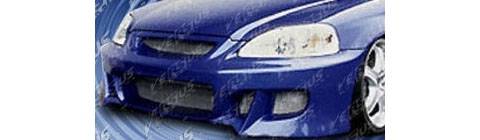 Pure - Honda Civic Pure Racer Style Front Bumper - HT218P