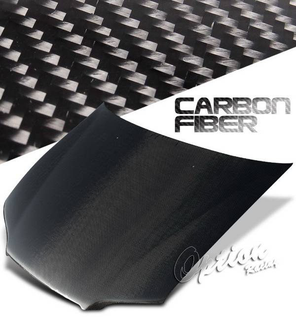 OptionRacing - Honda Accord 4DR Option Racing Carbon Fiber Hood - NRG-CH-H021