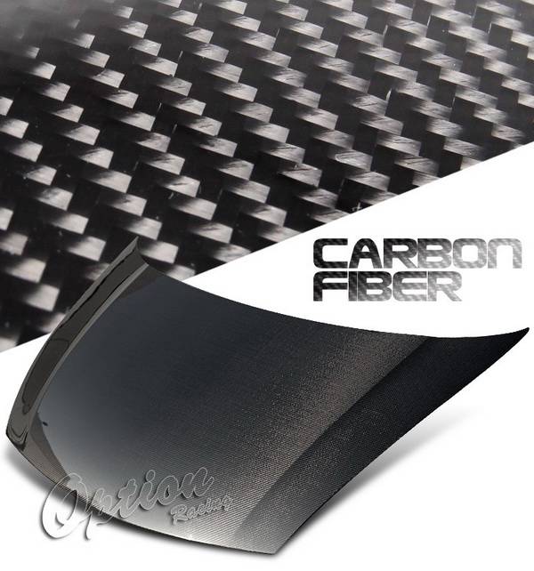 OptionRacing - Honda Civic Option Racing Carbon Fiber Hood - NRG-CH-H043