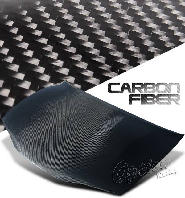 OptionRacing - Mitsubishi Eclipse Option Racing Carbon Fiber Hood - NRG-CH-M013