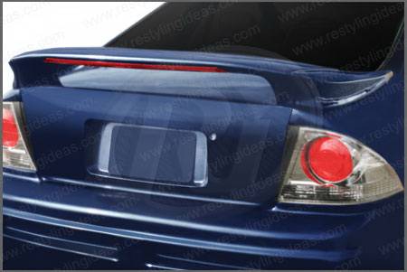 Restyling Ideas - Honda Accord 2DR & 4DR Restyling Ideas Mid Spoiler with LED- 3PC - 01-HOAC94C3ML