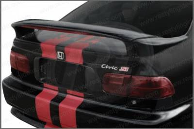 Restyling Ideas - Honda Civic 2DR Restyling Ideas Mid Spoiler with LED- 3PC - 01-HOCI92C3L