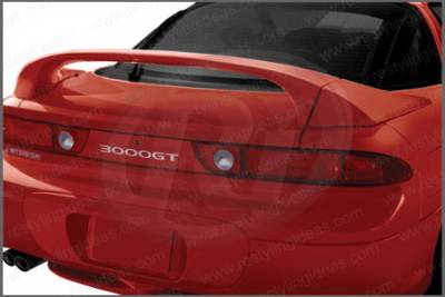 Restyling Ideas - Mitsubishi 3000GT Restyling Ideas Factory Mid with LED Spoiler - 3PC - 01-MI3097F3L