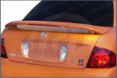Restyling Ideas - Nissan Sentra Restyling Ideas Factory 2-Post Style Spoiler with LED - 01-NISE00FL2