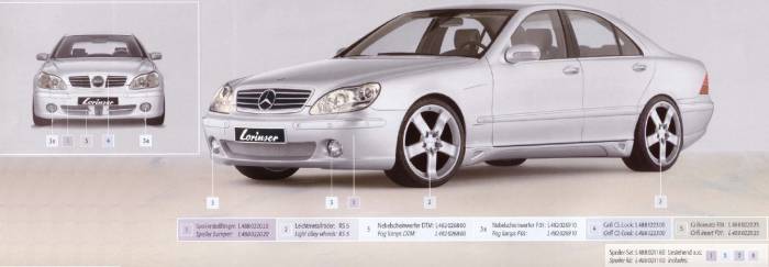 Lorinser - Mercedes-Benz S Class Lorinser F01 Edition Body Kit